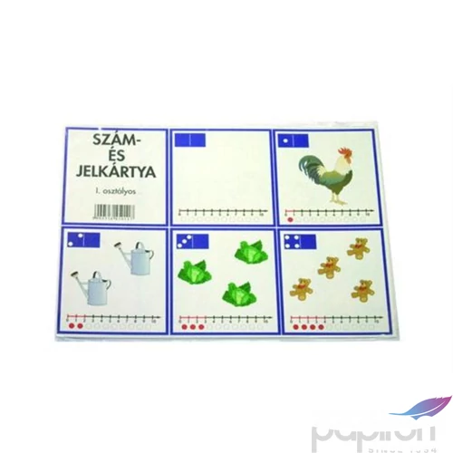 Szám és jelkártya 1.oszt.  iskolaszezonos termék