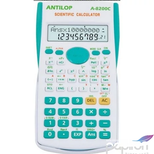 Számológép Antilop A-8200c tudományos 240 funkciós kék