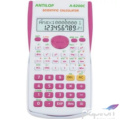 Számológép Antilop A-8200c tudományos 240 funkciós pink