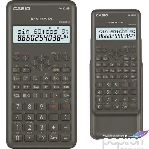 SzámoLógép Casio FX-82MS tudományos számológép 240funkciós 2nd edition Érettségizőknek