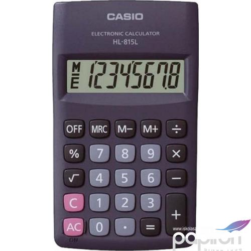 SzámoLógép Casio HL-815L BK zsebszámológép fekete BK