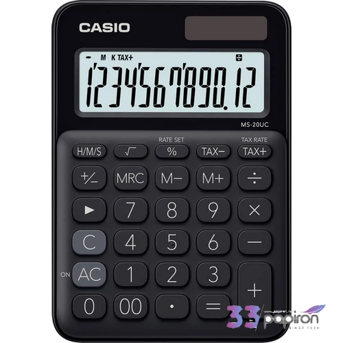 Számológép Casio MS 20 UC BK Számológépek