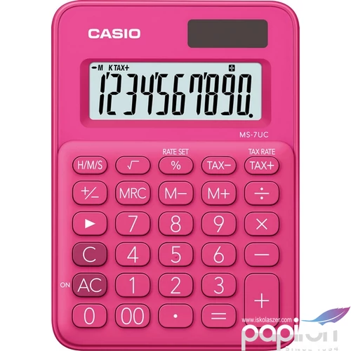 Számológép Casio MS 7 UC RD Számológépek
