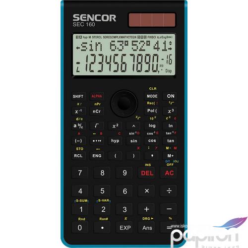 Számológép Sencor Sec 160 BU tudományos számológép