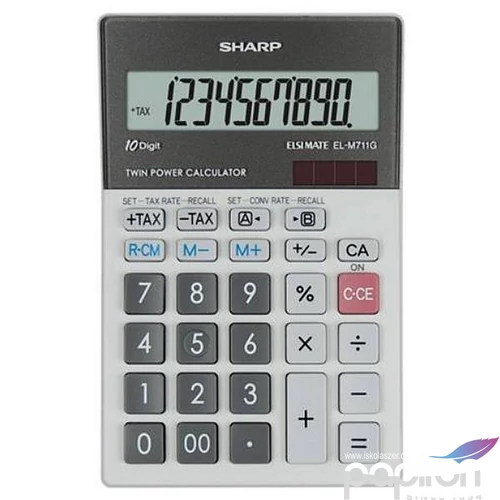 Számológép Sharp asztali, 10 számjegy, EL-M711G SHELM711GGY