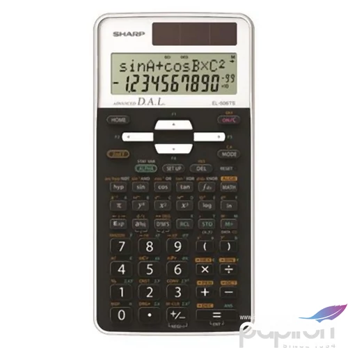 Számológép Sharp EL-506TS tudományos, 470 funkció SH506TSWH