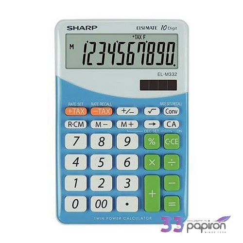 Számológép Sharp EL-M332 kék Asztali 10 számjegy SHELM332BBL