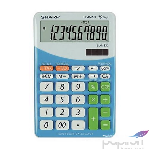 Számológép Sharp EL-M332 kék Asztali 10 számjegy SHELM332BBL