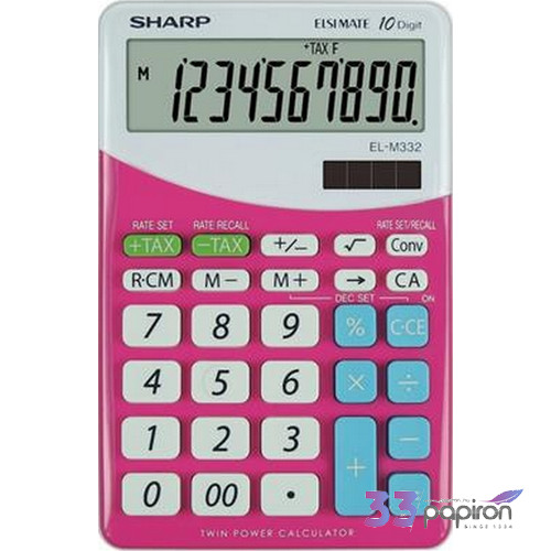 Számológép Sharp EL-M332 Pink Asztali 10 számjegy EL-M332B-PK