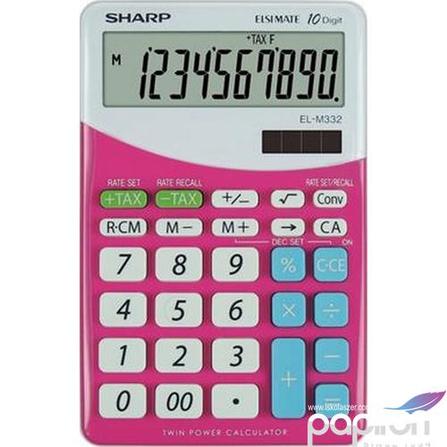 Számológép Sharp EL-M332 Pink Asztali 10 számjegy EL-M332B-PK