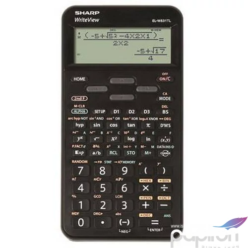 Számológép Sharp tudományos, 420 funkció EL-W531TL, fekete