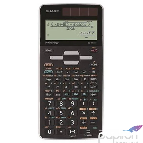 Számológép Sharp tudományos, 640 funkció EL-W506TGY