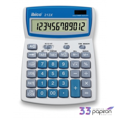 SzámoLógép IBICO 212X Asztali számológépek IBICO IB410086