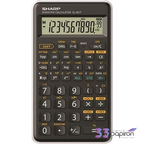 Számológép,Sharp EL-501TBWH EL-501TBWH Számológép, tudományos, 146 funkció