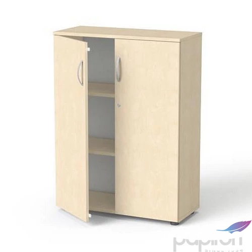 Szekrény 3 rendező magas kétajtós polcokka MAYAH Freedom SV-06 juhar