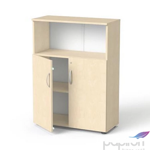 Szekrény 3 rendező magas kombinált polcos MAYAH Freedom SV-09 juhar