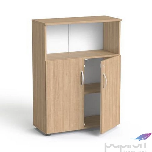 Szekrény 3 rendező magas kombinált polcos MAYAH Freedom SV-09 kőris