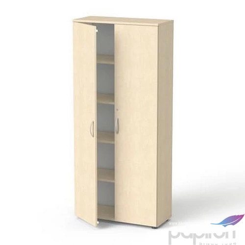 Szekrény 5 rendező magas kétajtós polcokka MAYAH Freedom SV-01 juhar