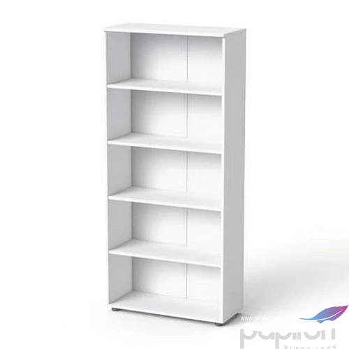 Szekrény 5 rendező magas nyitott polcos MAYAH Freedom SV-02 fehér