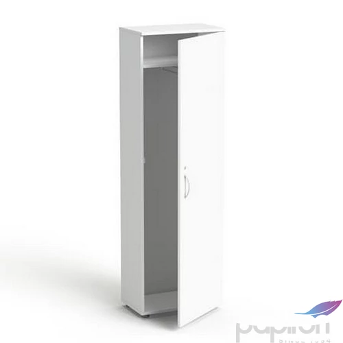 Szekrény 5 rendező magas ruhás keskeny MAYAH Freedom SV-05 fehér