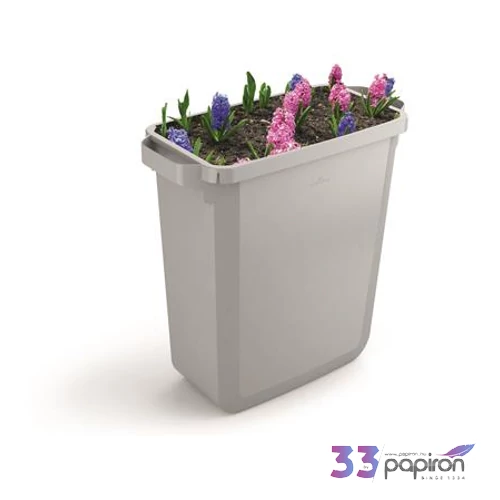 Szemetes 60 l műanyag DURABLE DURABIN ECO szürke