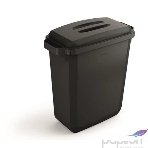 Szemetes 60 l műanyag DURABLE DURABIN ECO fekete