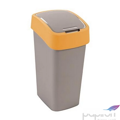 Szemetes billenős Curver 50L szelektív hulladékgyűjtő, műanyag sárga/szürke