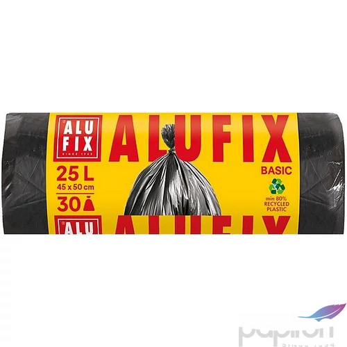 Szemeteszsák 25 l 30db 44x50cm 8 µ ALUFIX Economy fekete