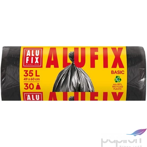 Szemeteszsák 35 l 30db 49x60cm 8 µ ALUFIX Economy fekete