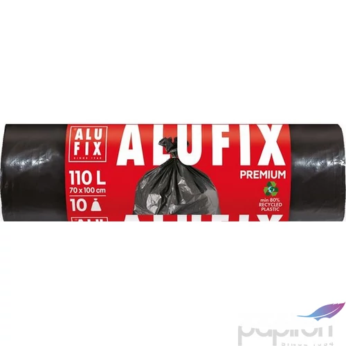 Szemeteszsák extra erős 110 l 10db 70x110cm 33 µ ALUFIX fekete