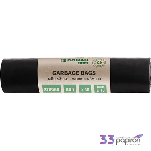 Szemeteszsák extra erős 60l 10 db 30 µ DONAU 