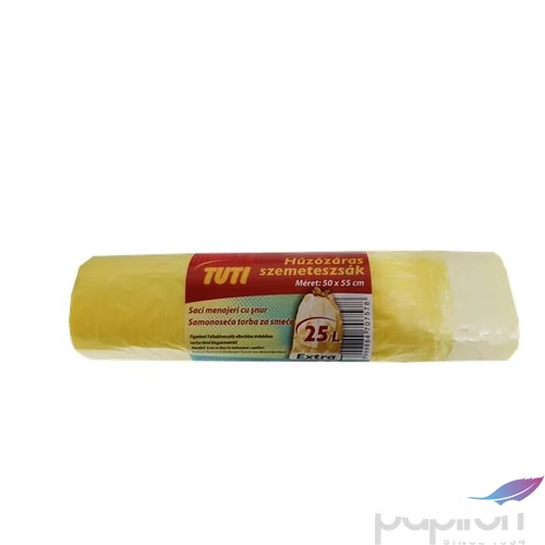 Szemeteszsák Tuti 25l-es, 20db/csomag zárószalagos