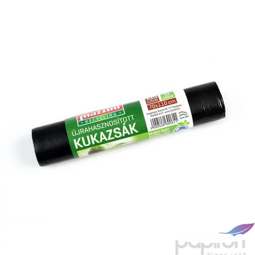 Szemeteszsák újrahasznosított 135 5db 70x110cm 17 µ MAZZINI fekete