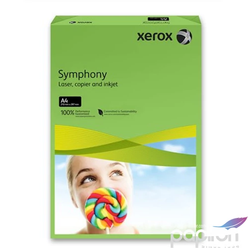 Színes másolópapír XEROX Symphony A4/160gr sötétzöld 250lap/csom