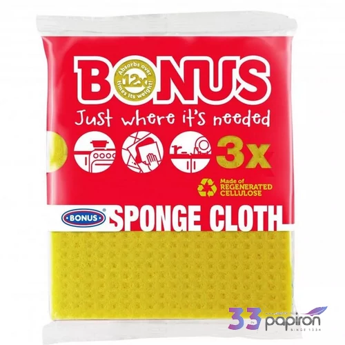 Szivacsos kendő Bonus 1csom/3db Bonus B132