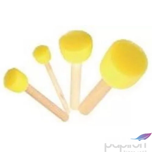 Szivacsos ecset szett 8cm 4db/csom 25