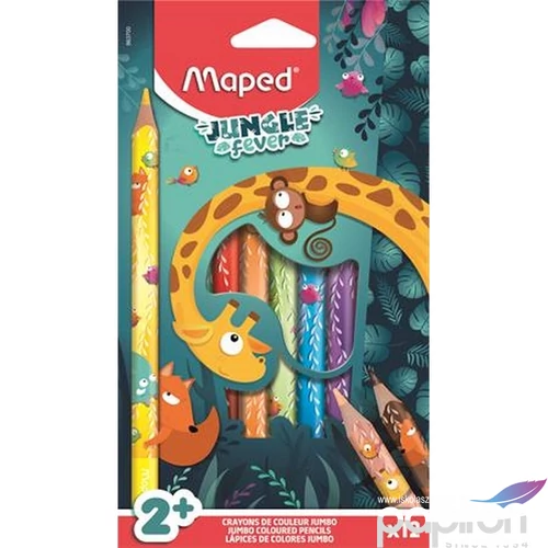 Színes ceruza 12 Maped vastag, Jungle Fever IMA863700
