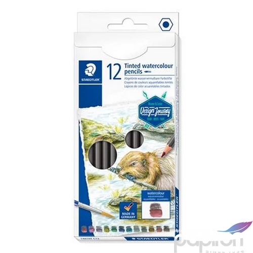 Színes ceruza 12 Staedtler Akvarell Hatszögletű, Tinted 146 10T TS14610TC11
