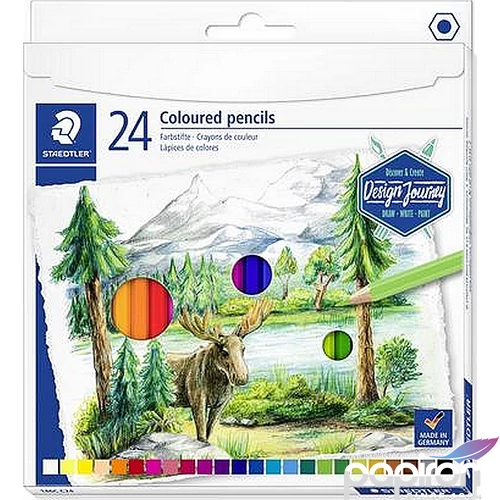Színes ceruza 24 Staedtler Design Journey hatszögletű 24színű Írószerek STAEDTLER 146C C24