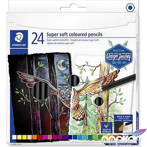 Színes ceruza 24 Staedtler Design Journey Super Soft 24színű Írószerek STAEDTLER 149C C24