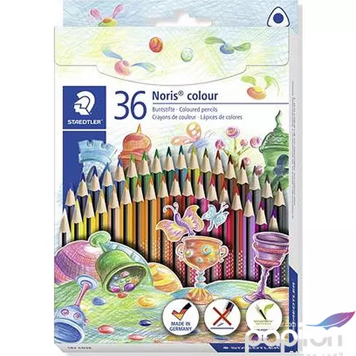Színes ceruza 36 Staedtler Noris Club háromszögletű 36színű Írószerek STAEDTLER 187 CD36