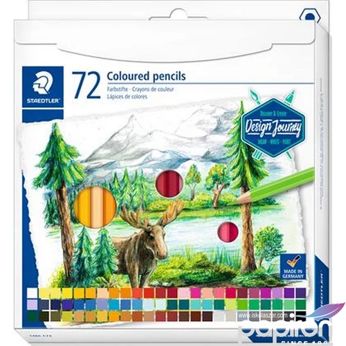Színes ceruza 72 Staedtler Design Journey hatszögletű Írószerek STAEDTLER 146C C72