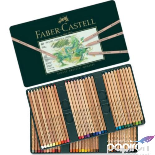 Faber-Castell színes ceruza 60db Pitt pasztell művészceruza készlet AG-Pitt fém dobozban 112160 112160
