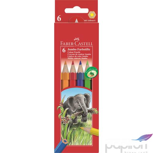 Faber-Castell színes ceruza 6db Jumbo 110 906 111 206