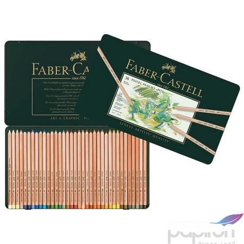 Faber-Castell színes ceruza 36db Pitt pasztell művészceruza készlet AG-Pitt fém dobozban 112136