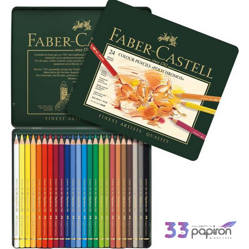 Faber-Castell művészceruza 24db-os AG-PolyChromos művész színes Art