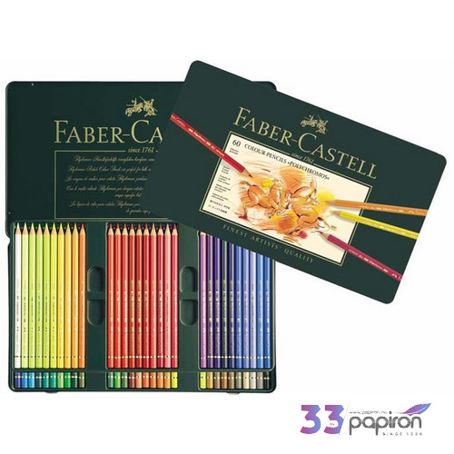 Faber-Castell művészceruza 60db AG-PolyChromos fémdoboz Art