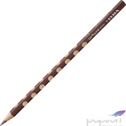 Színes ceruza Lyra Groove Slim barna 2820080