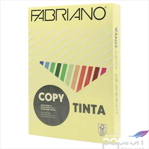 Színes másolópapír Fabriano Copy Tinta pasztell banán sárga A4/80gr 500ív/csom