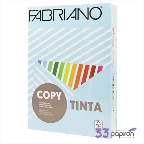 Színes másolópapír Fabriano Copy Tinta pasztell kék/celeste A4/80gr 500ív/csom